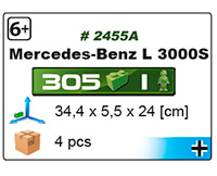 Camion médical allemand MERCEDES BENZ L3000 S